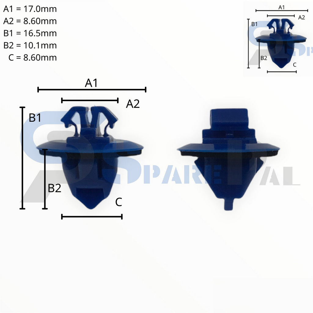 SparePal  Fastener & Clip SPL-10648