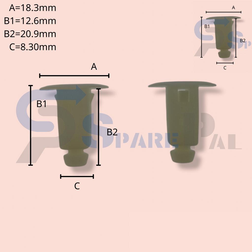 SparePal  Fastener & Clip SPL-10685