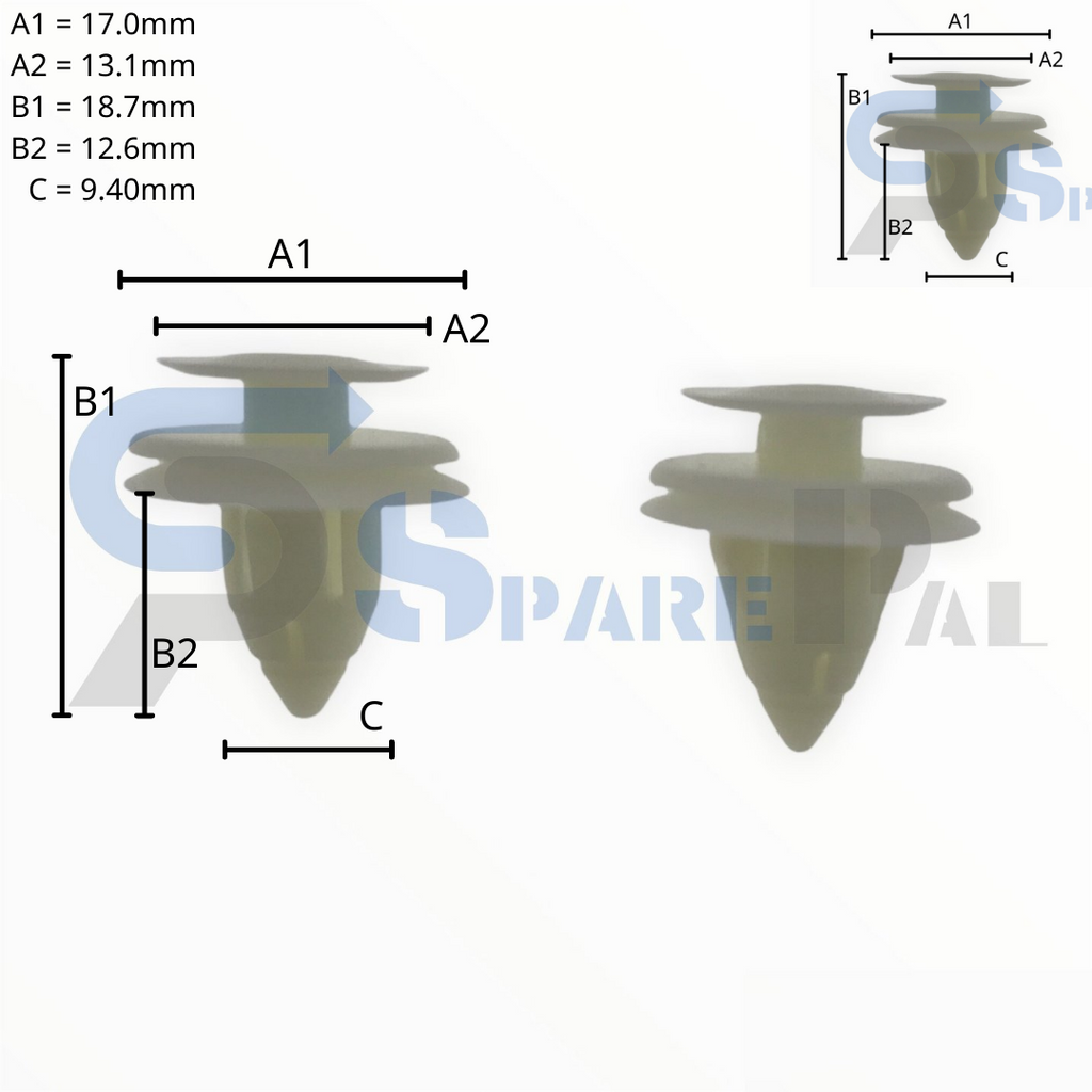 SparePal  Fastener & Clip SPL-10694