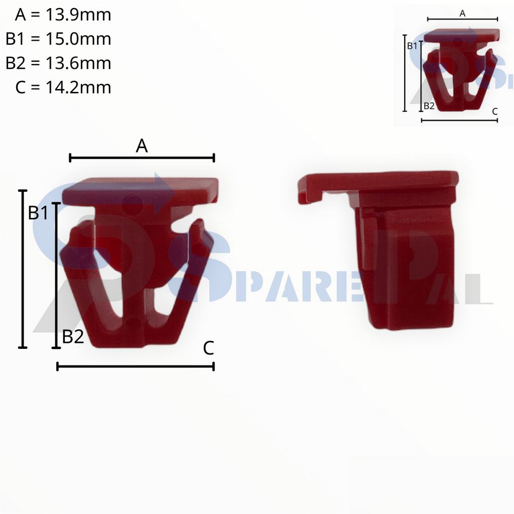 SparePal  Fastener & Clip SPL-10714