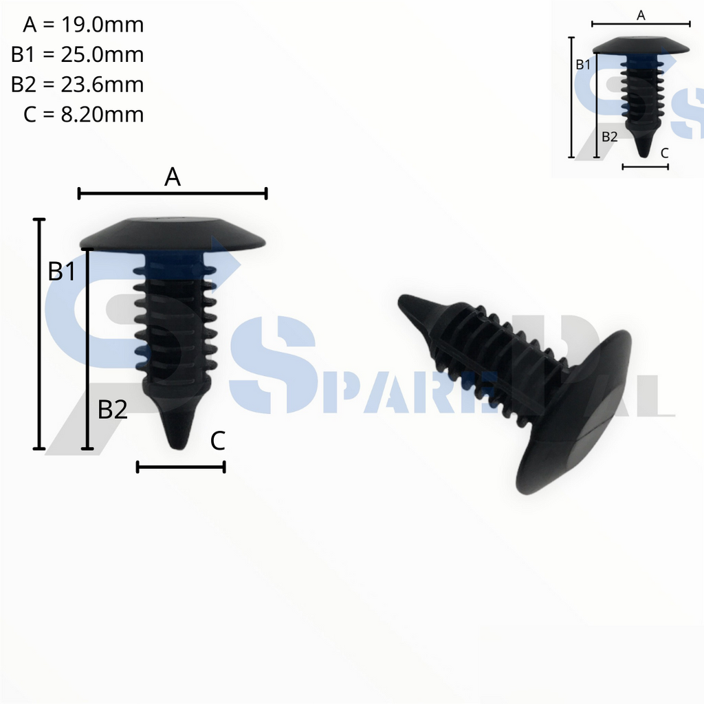 SparePal  Fastener & Clip SPL-10720