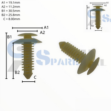 将图片加载到图库查看器，SparePal  Fastener &amp; Clip SPL-10721