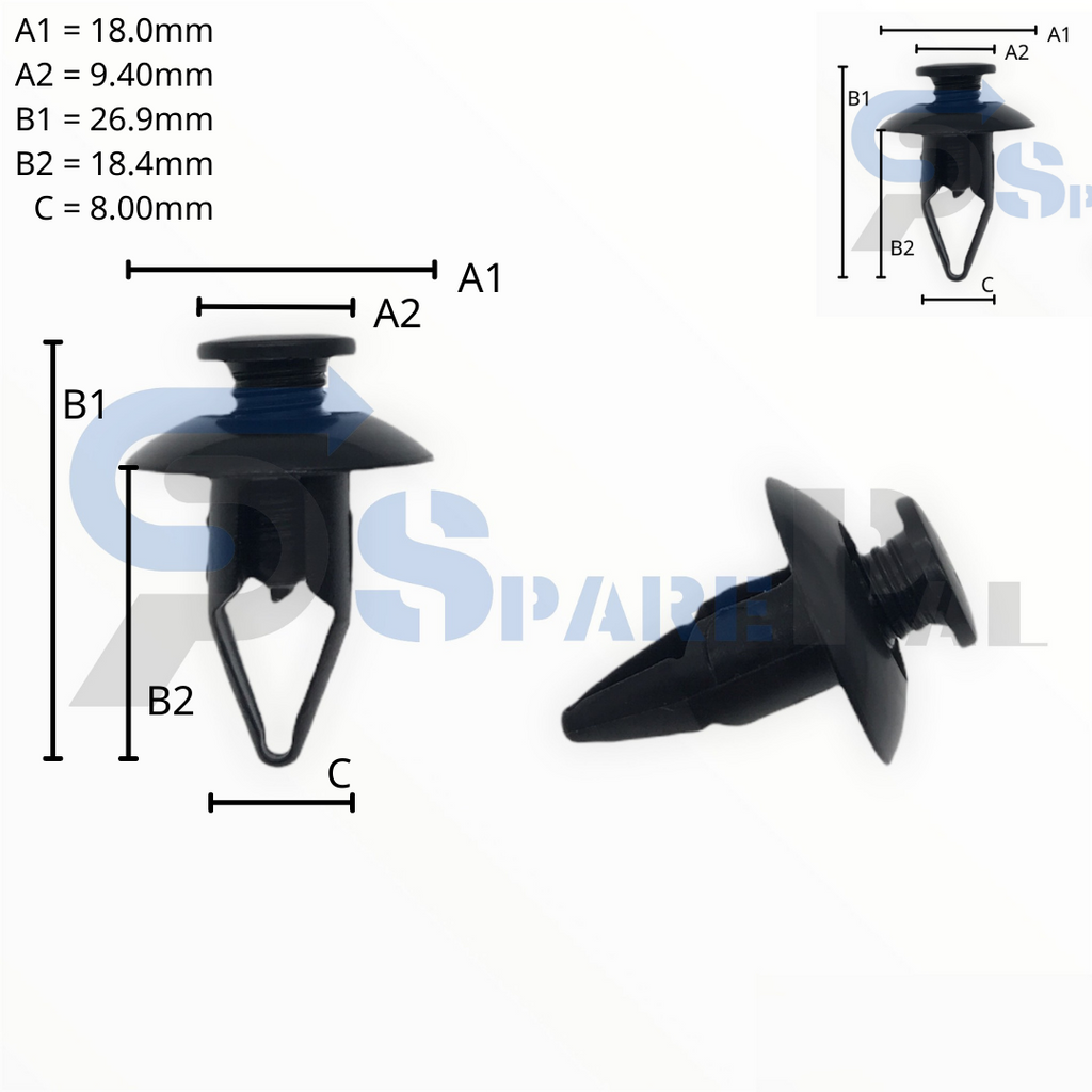 SparePal  Fastener & Clip SPL-10748