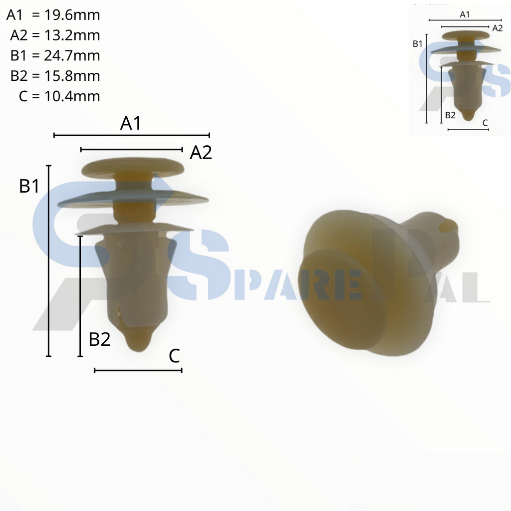 SparePal  Fastener & Clip SPL-10753