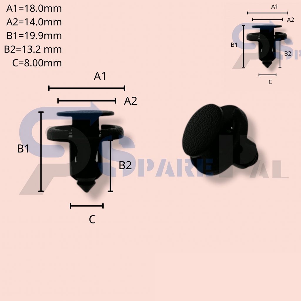 SparePal  Fastener & Clip SPL-10758