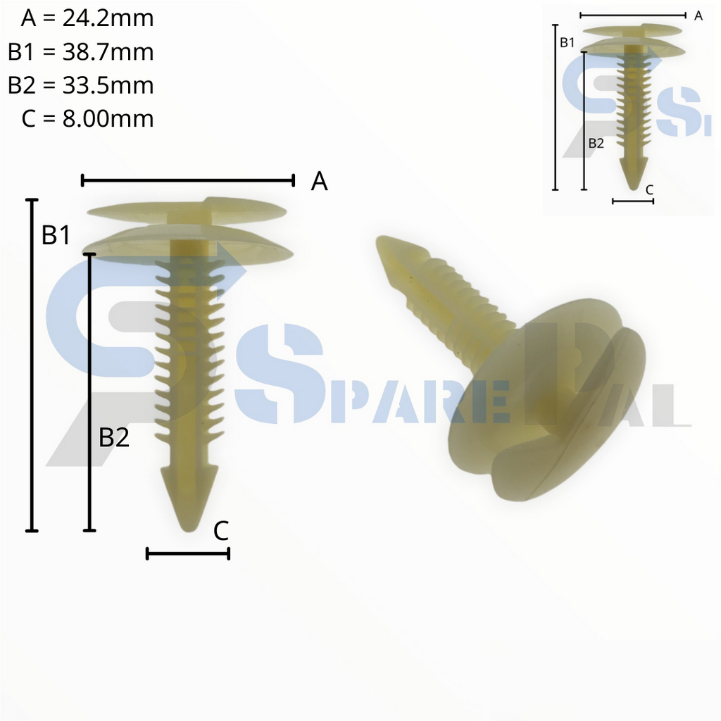 SparePal  Fastener & Clip SPL-10781