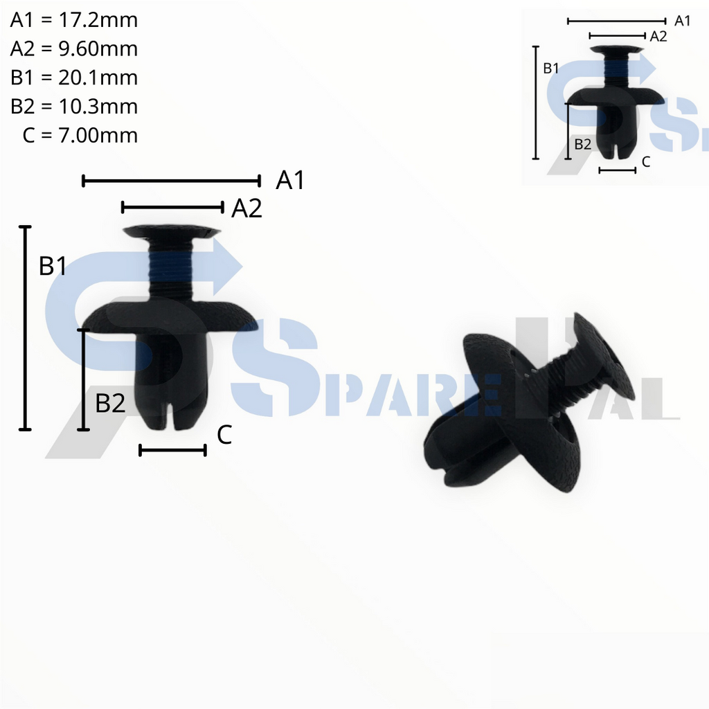 SparePal  Fastener & Clip SPL-10796