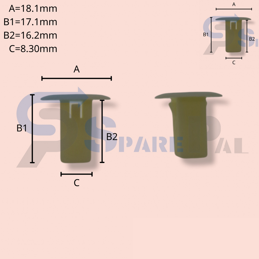 SparePal  Fastener & Clip SPL-10855