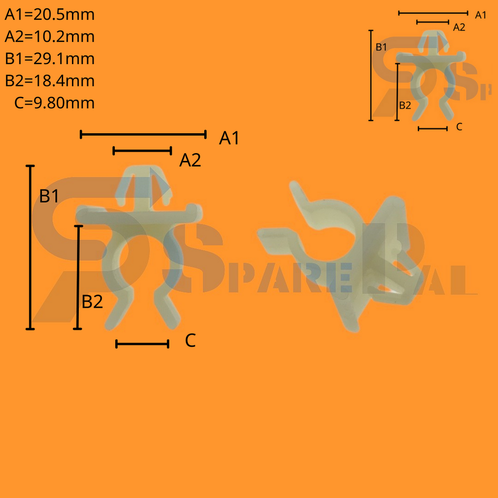 SparePal  Fastener & Clip SPL-10861