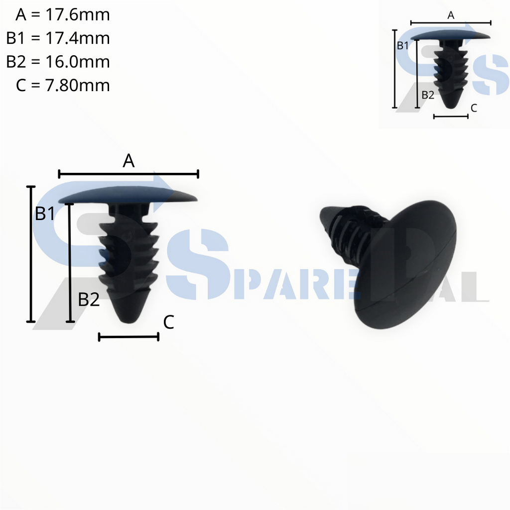 SparePal  Fastener & Clip SPL-10873