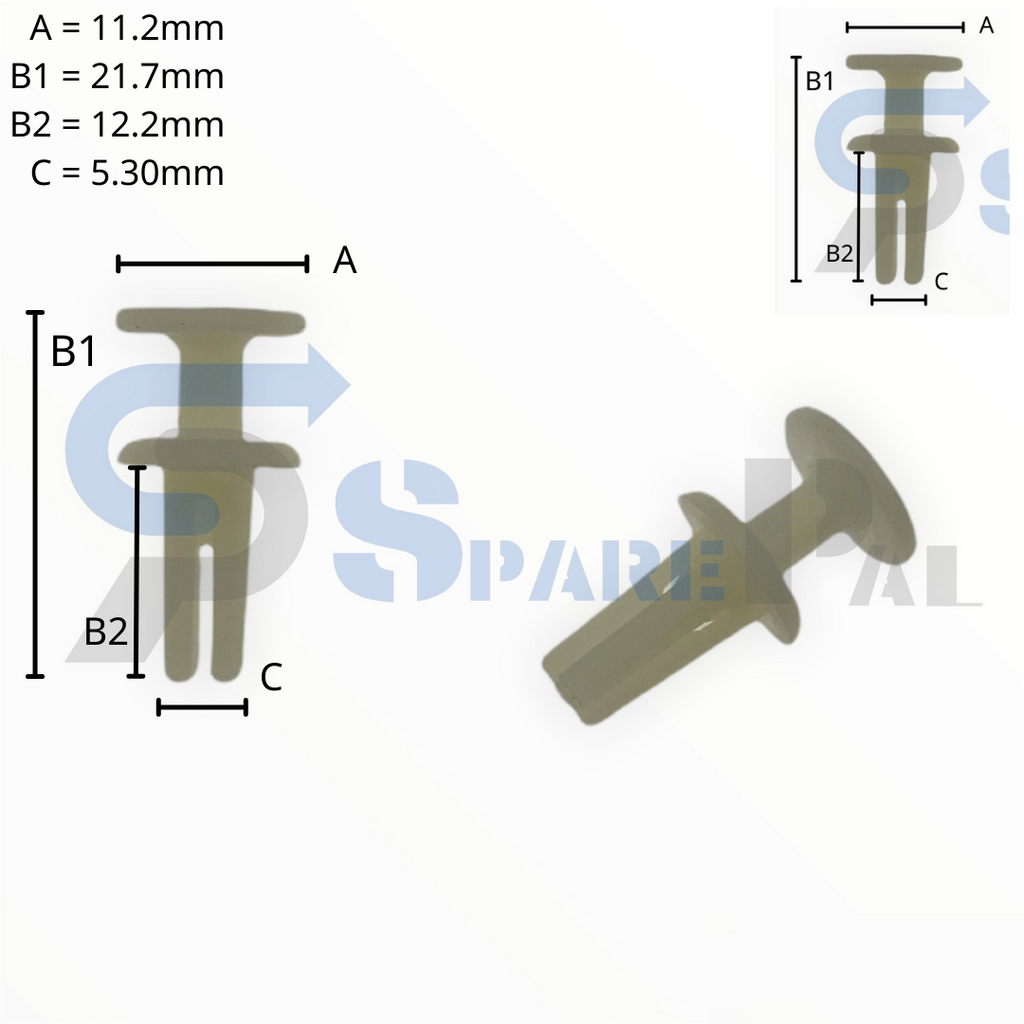 SparePal  Fastener & Clip SPL-10886