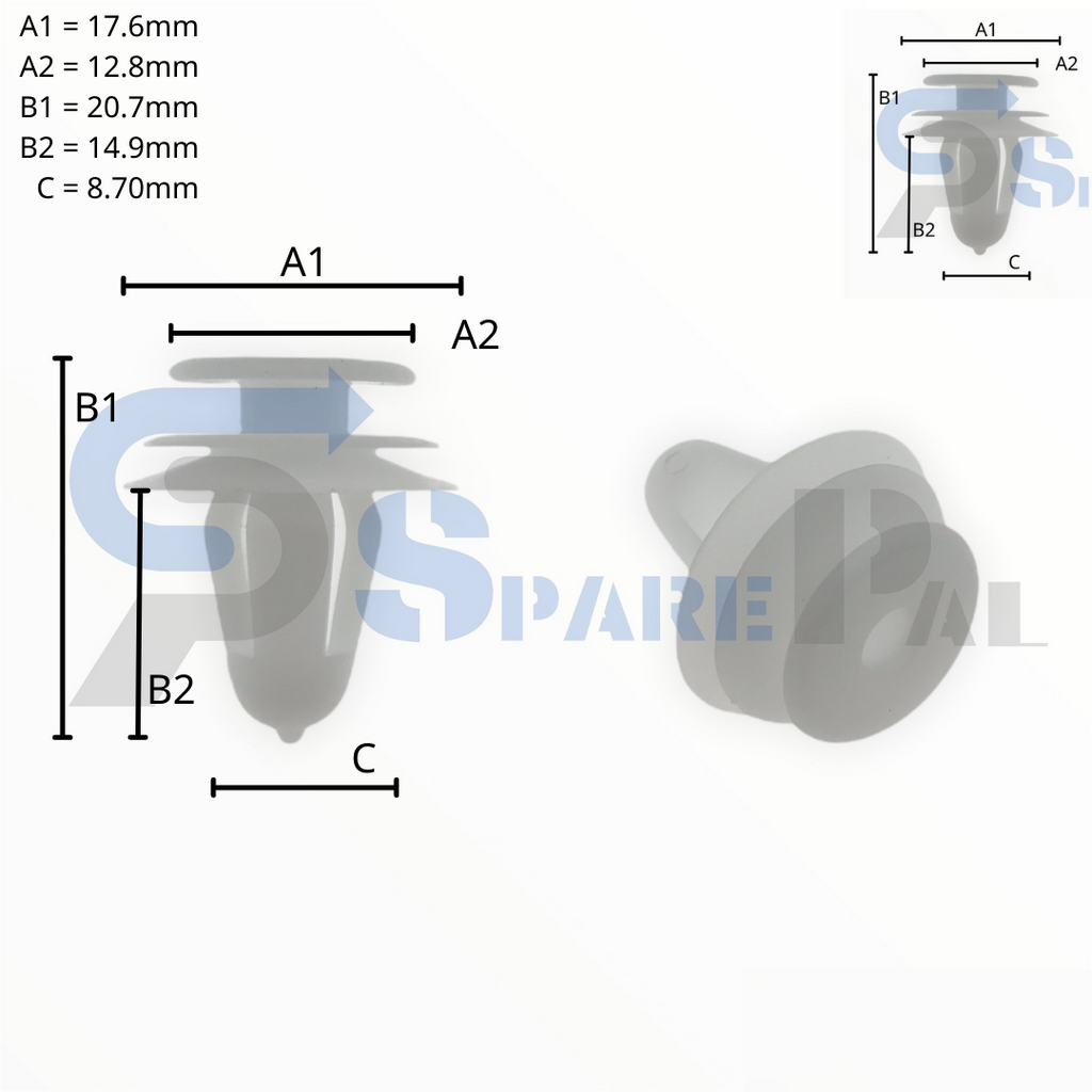 SparePal  Fastener & Clip SPL-10905