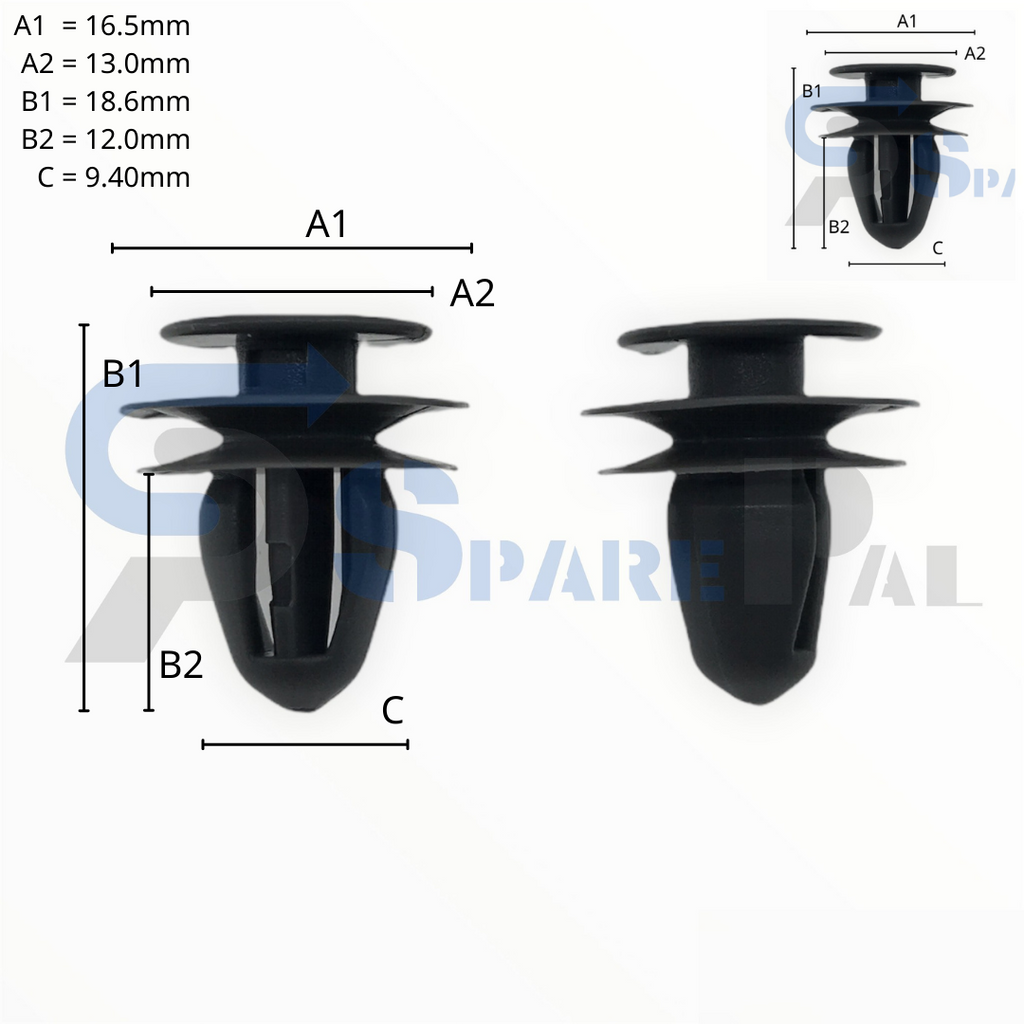 SparePal  Fastener & Clip SPL-10990