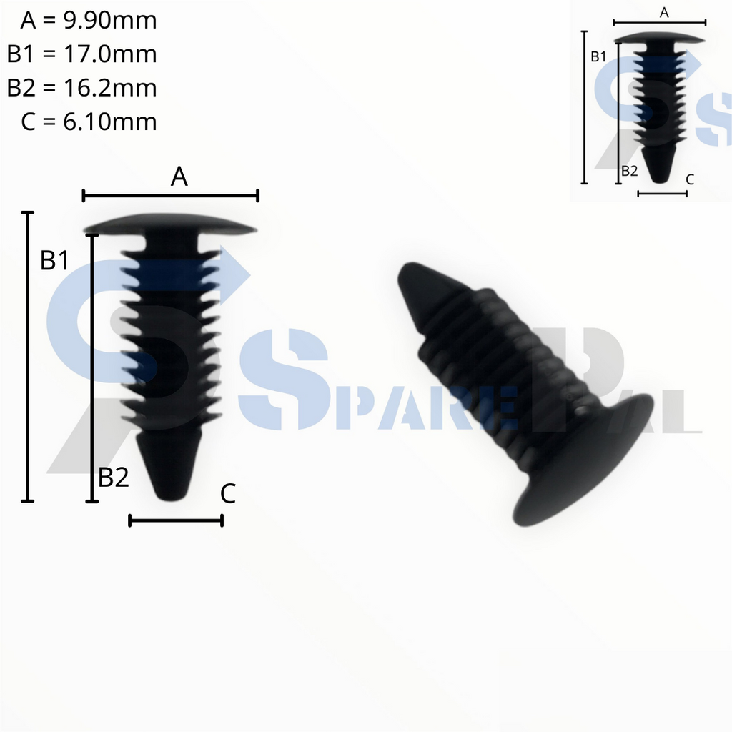 SparePal  Fastener & Clip SPL-10991