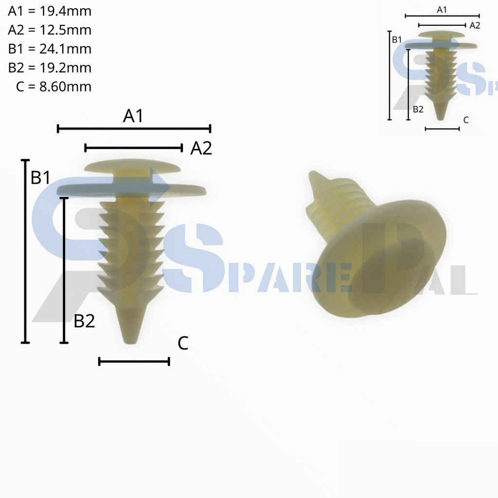 SparePal  Fastener & Clip SPL-10996