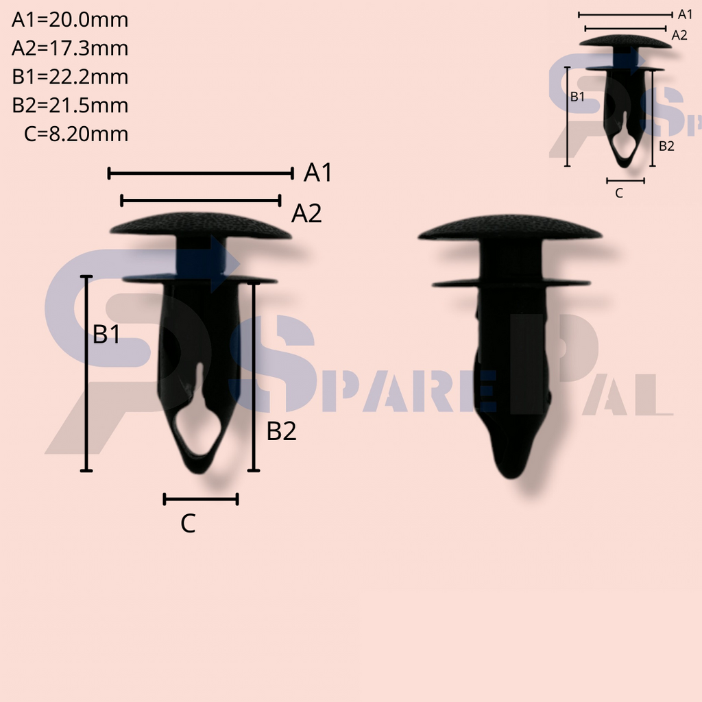 SparePal  Fastener & Clip SPL-11017