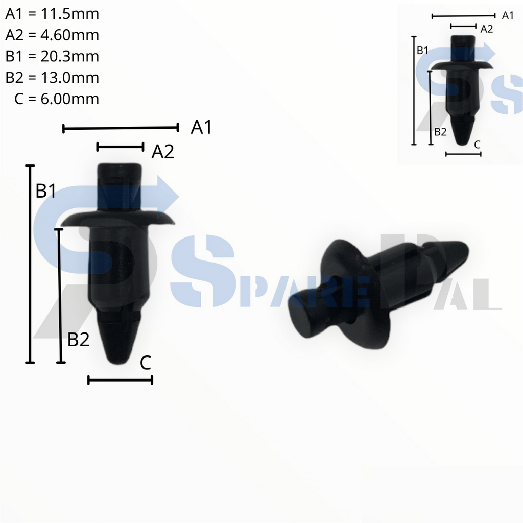 SparePal  Fastener & Clip SPL-11115