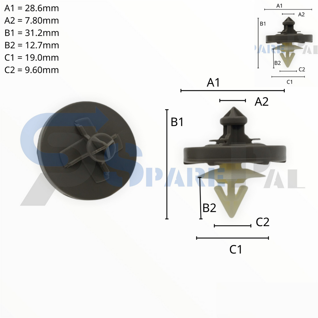 SparePal  Fastener & Clip SPL-11134