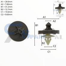 이미지를 갤러리 뷰어에 로드 , SparePal  Fastener &amp; Clip SPL-11134