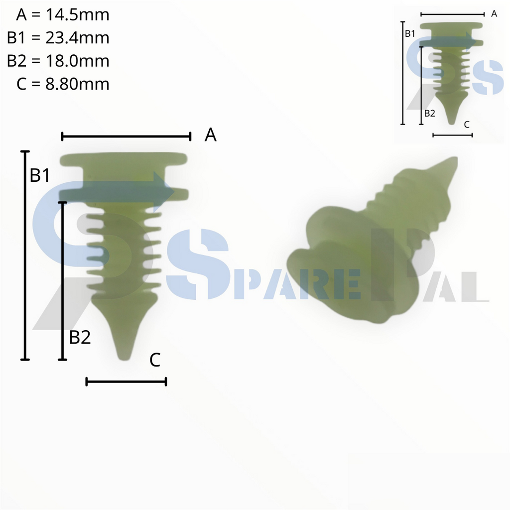 SparePal  Fastener & Clip SPL-11148