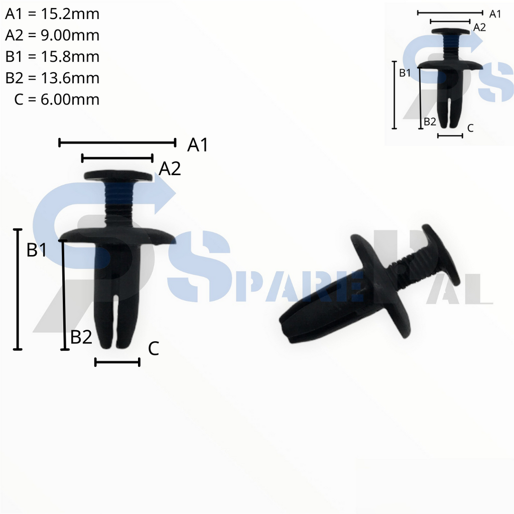 SparePal  Fastener & Clip SPL-11169