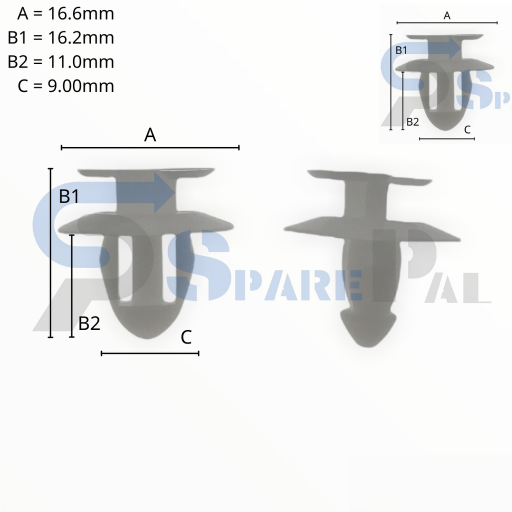 SparePal  Fastener & Clip SPL-11257