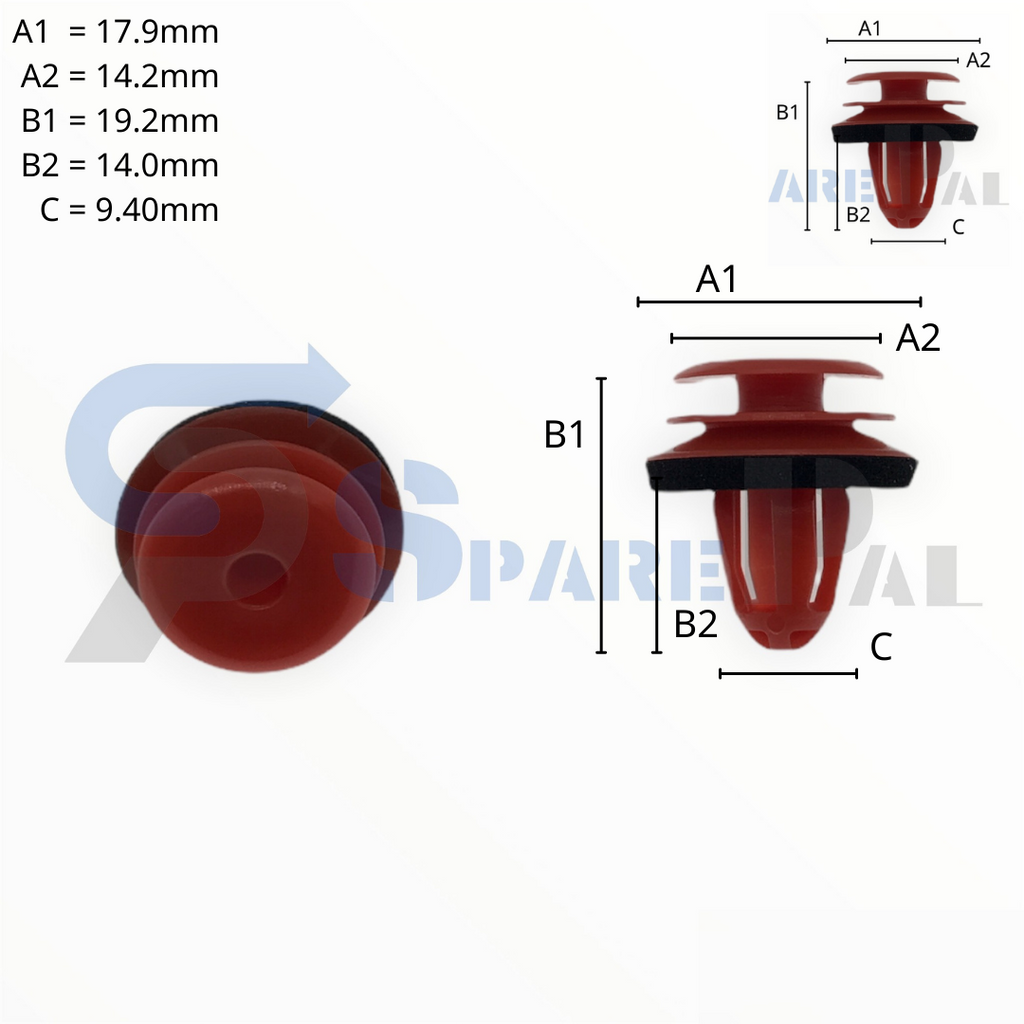 SparePal  Fastener & Clip SPL-11305