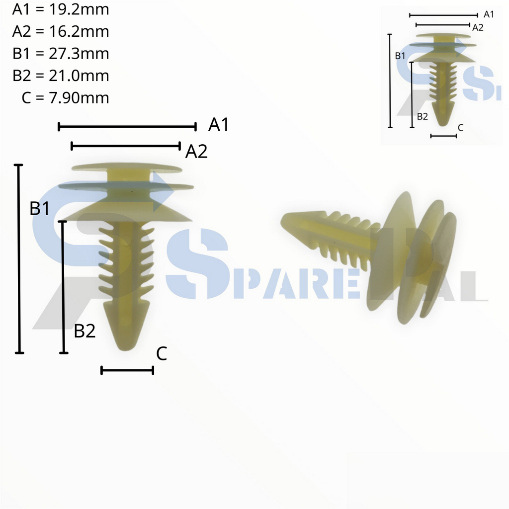 SparePal  Fastener & Clip SPL-11354