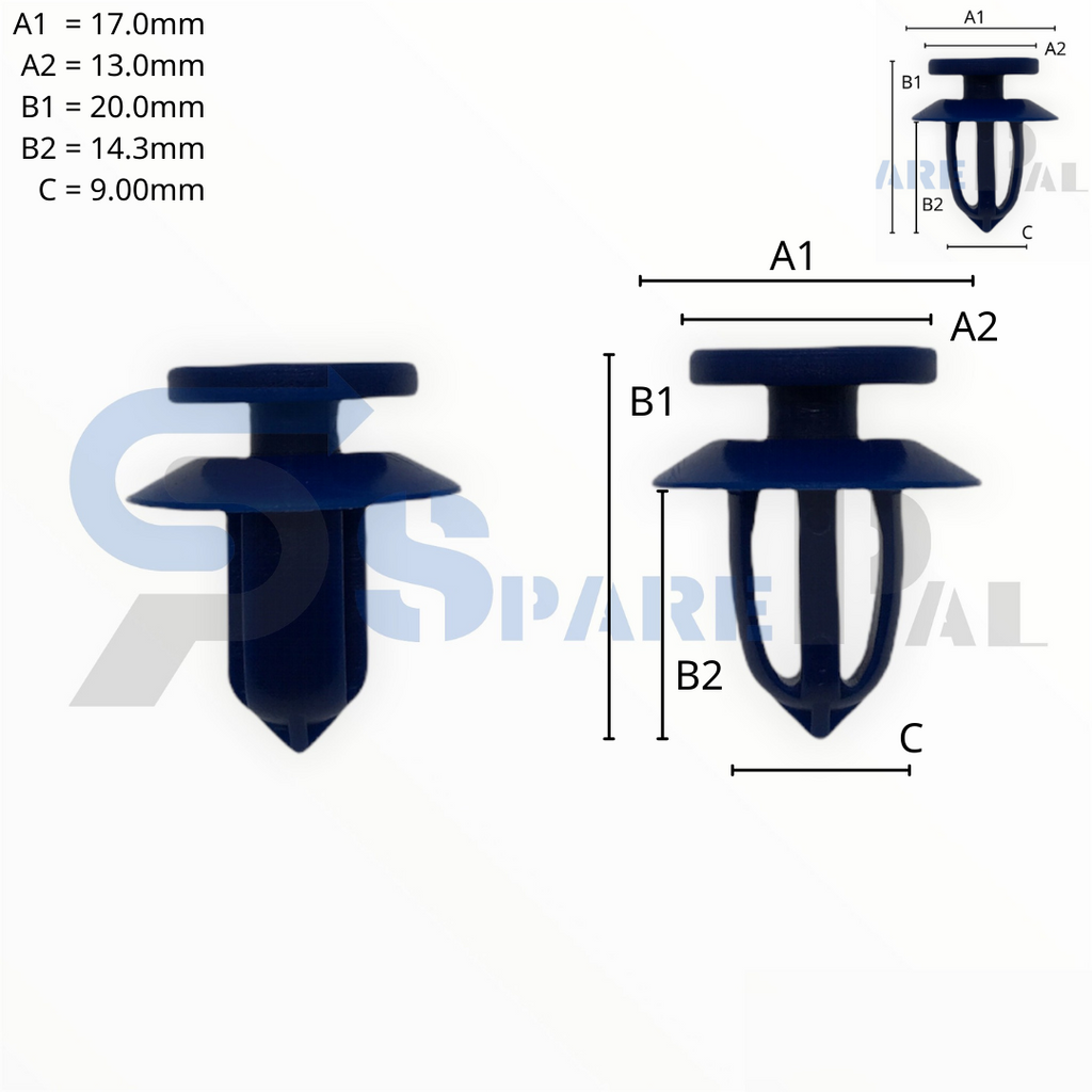 SparePal  Fastener & Clip SPL-11361