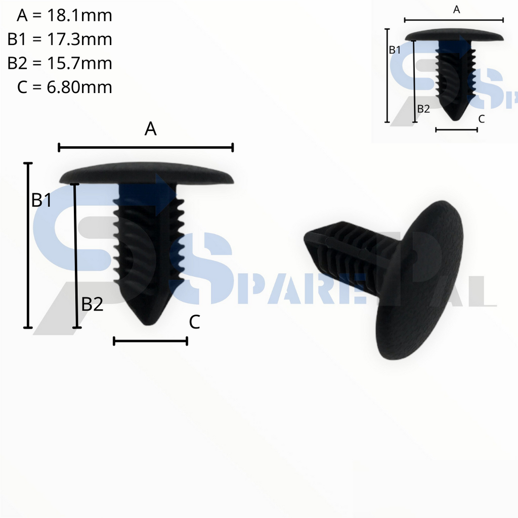 SparePal  Fastener & Clip SPL-11622