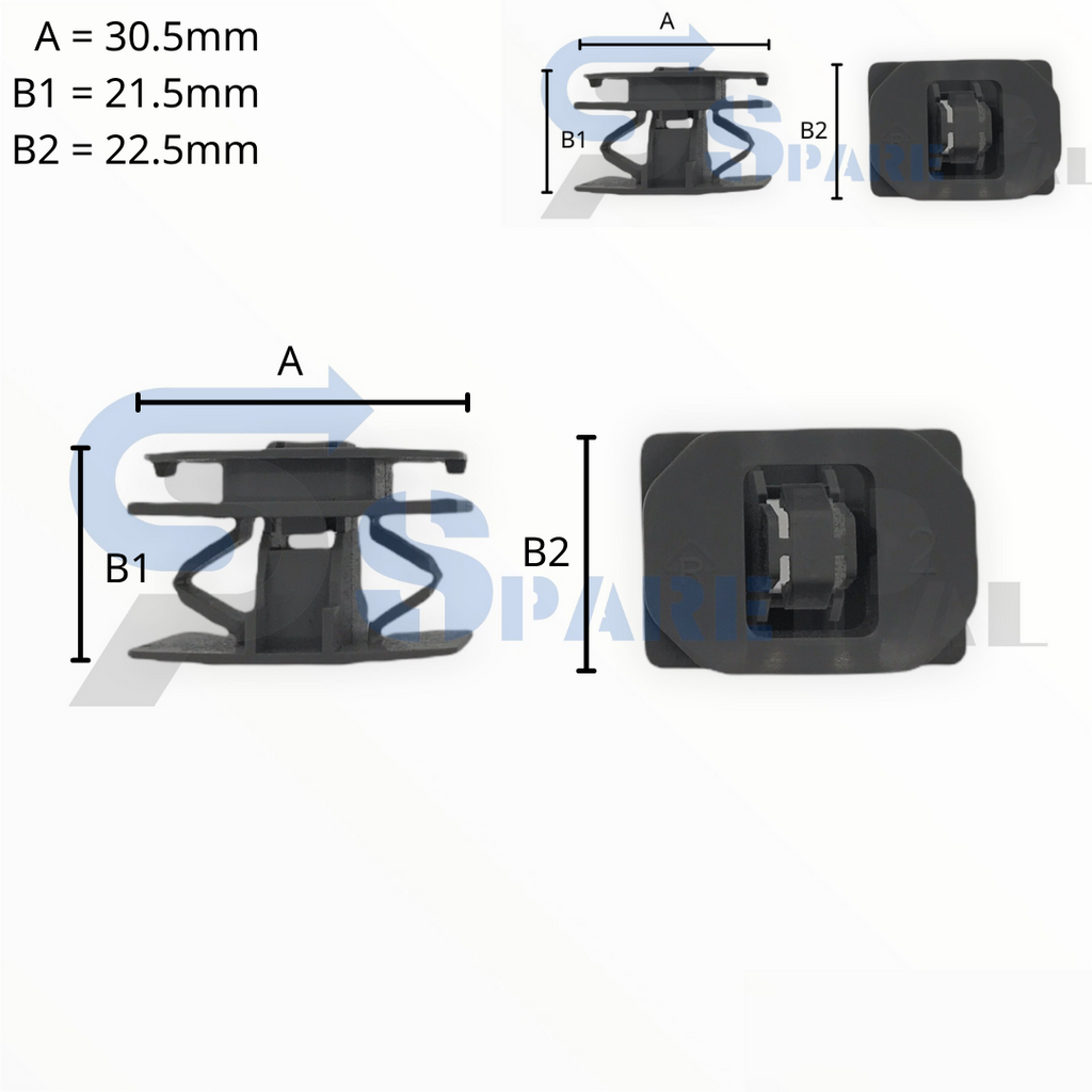 SparePal  Fastener & Clip SPL-11633