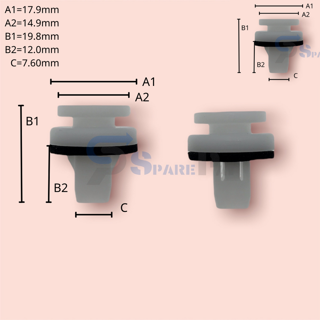 SparePal  Fastener & Clip SPL-11643