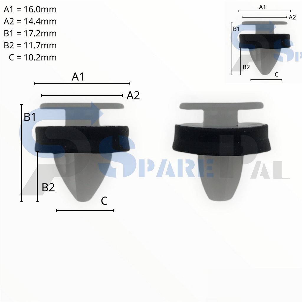 SparePal  Fastener & Clip SPL-11676