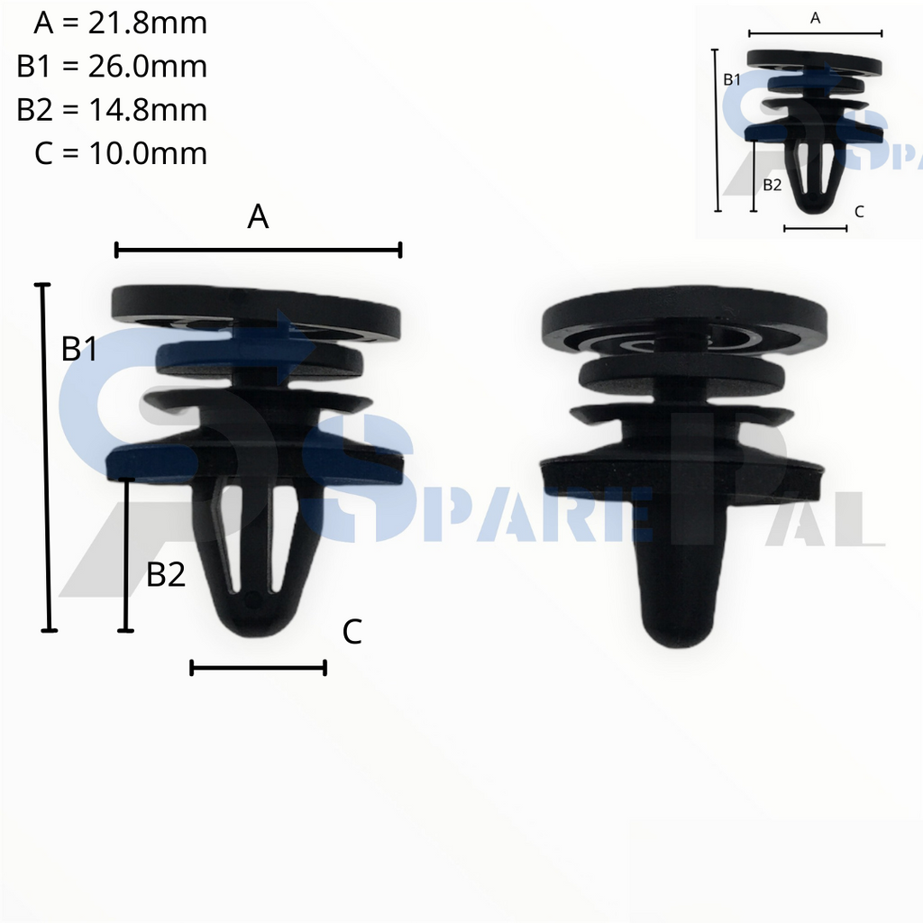 SparePal  Fastener & Clip SPL-11680