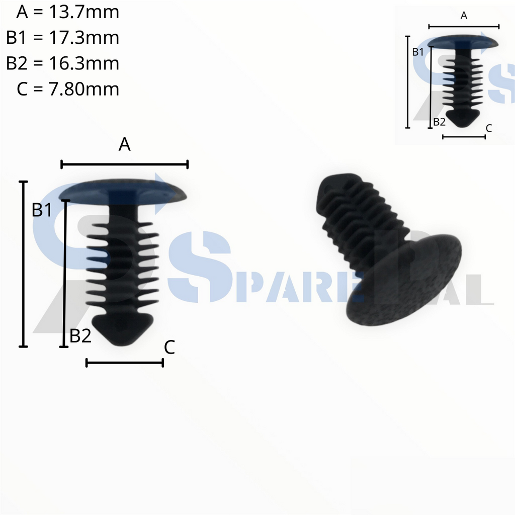 SparePal  Fastener & Clip SPL-11699