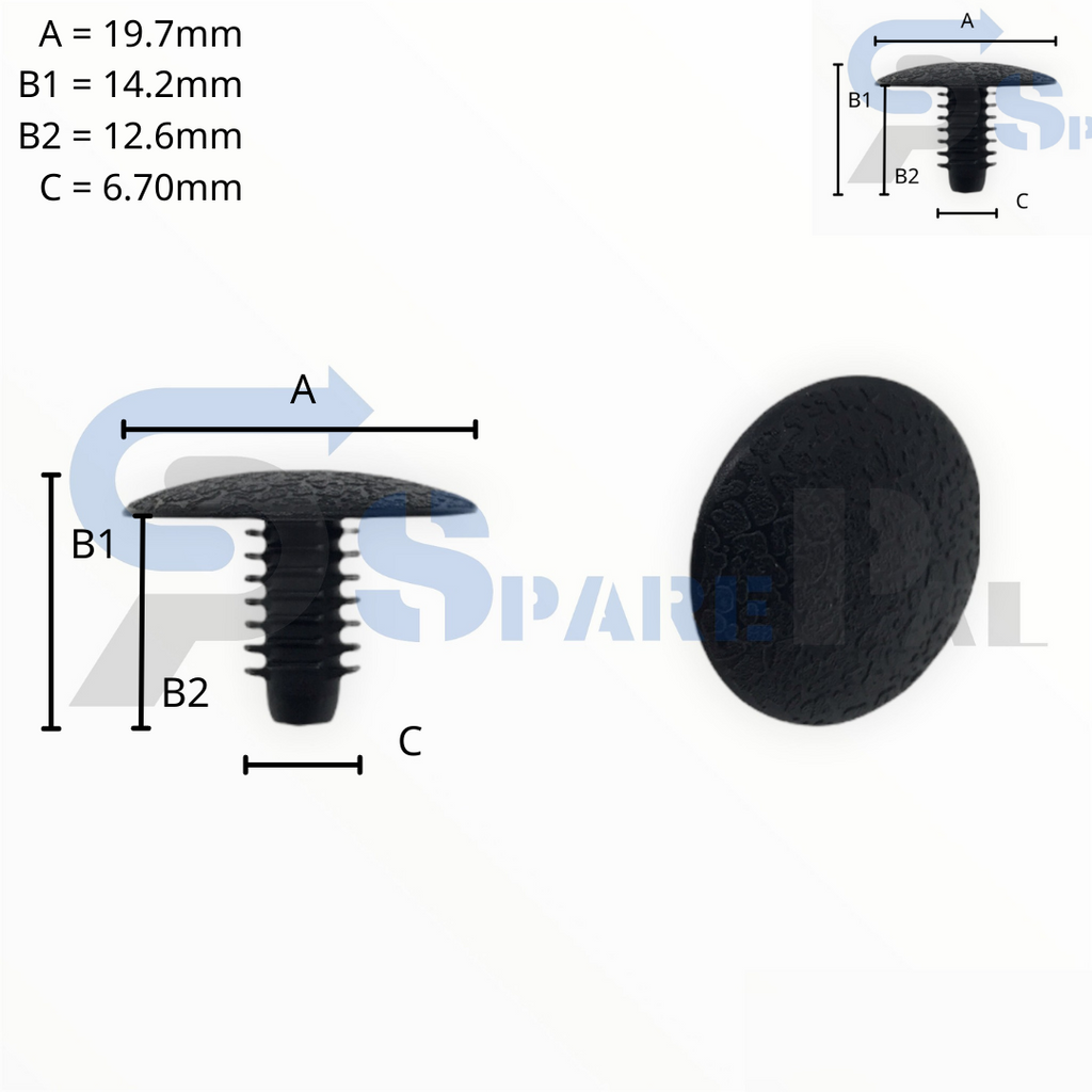 SparePal  Fastener & Clip SPL-11713