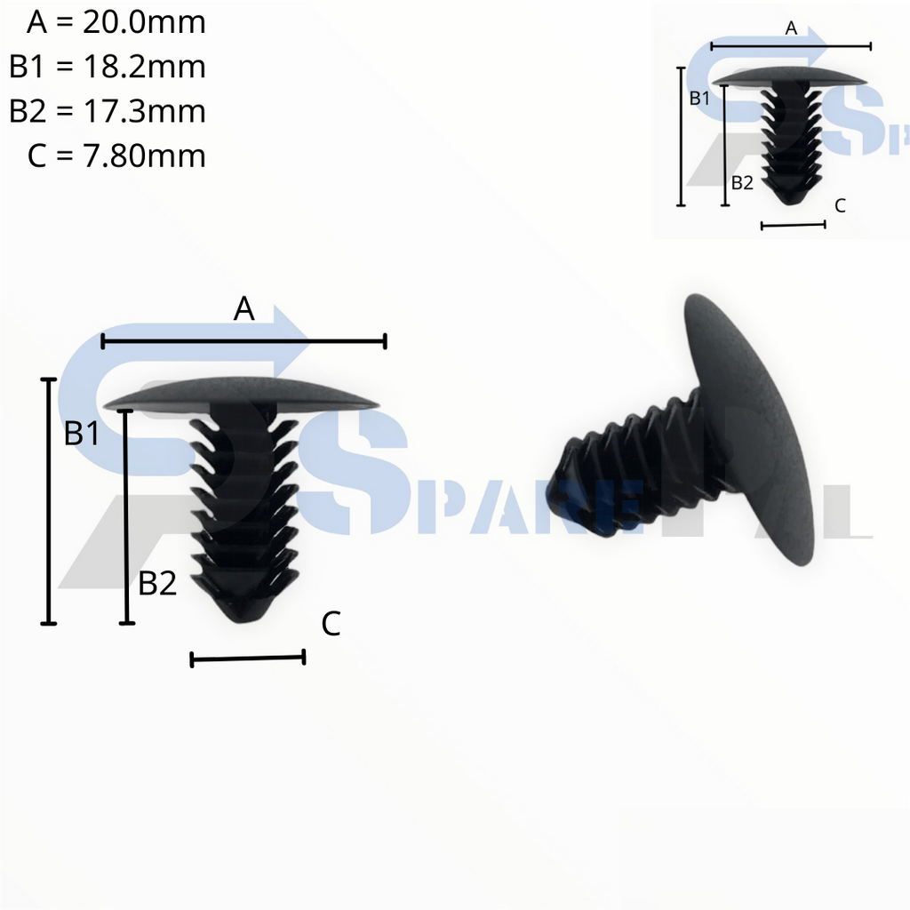 SparePal  Fastener & Clip SPL-11721