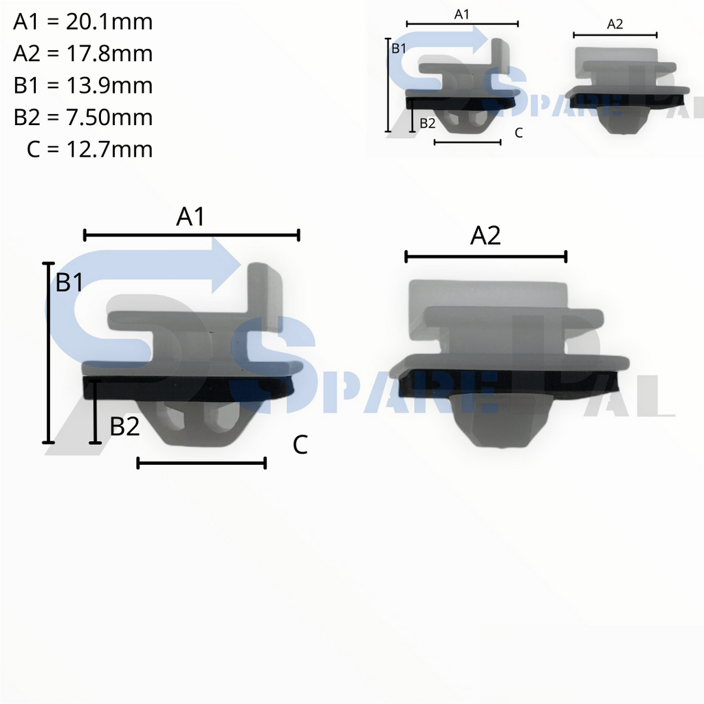 SparePal  Fastener & Clip SPL-11736