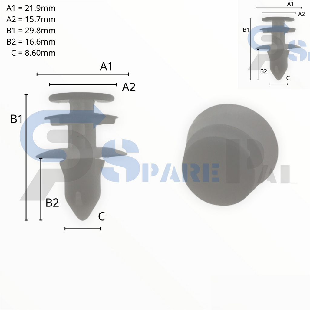 SparePal  Fastener & Clip SPL-11742