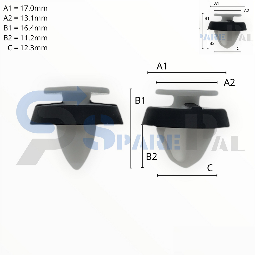 SparePal  Fastener & Clip SPL-11744