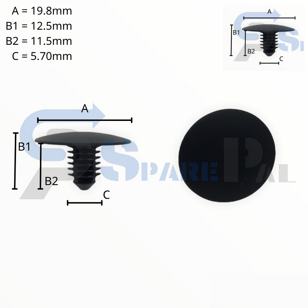 SparePal  Fastener & Clip SPL-11895