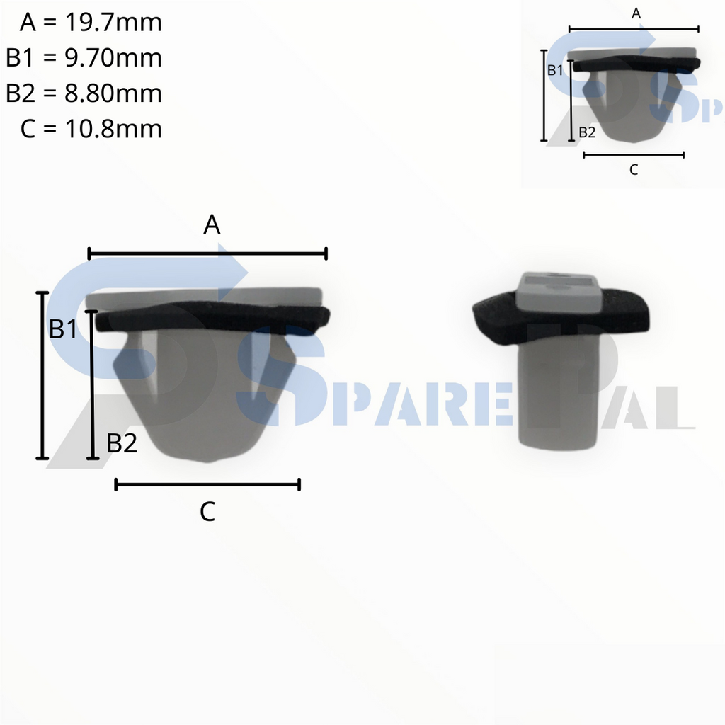 SparePal  Fastener & Clip SPL-12051