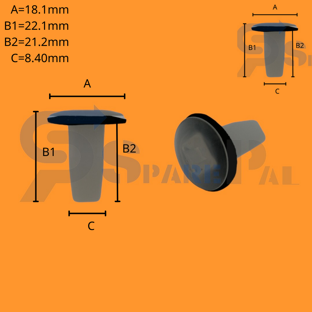 SparePal  Fastener & Clip SPL-12074